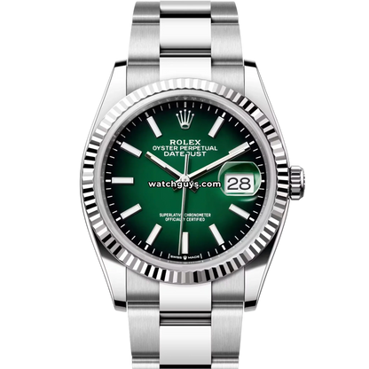 Rolex Datejust 126234 Green "Ombre" Oyster