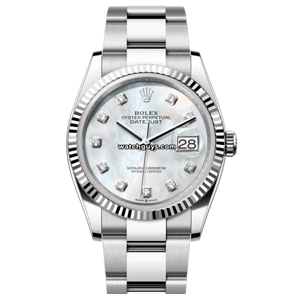 Rolex Datejust 126234 Mother of Pearl Diamond Oyster