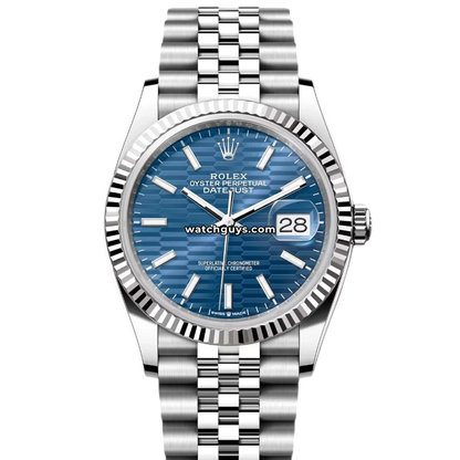 Rolex Datejust 126234 Blue Fluted Motif