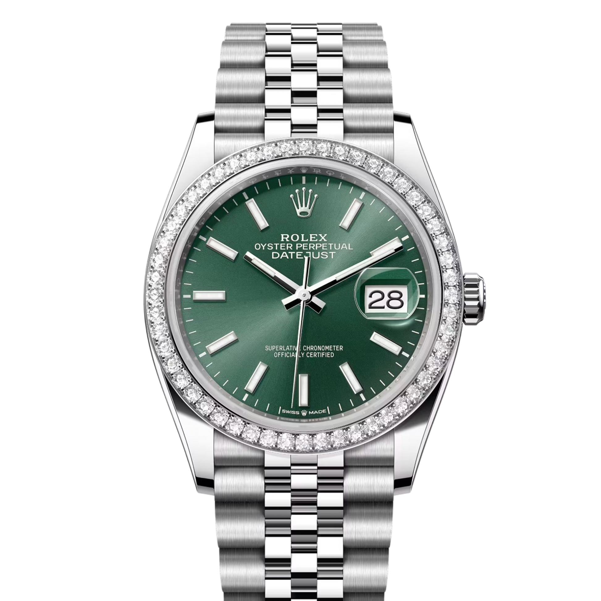 Rolex Datejust 126284RBR Green