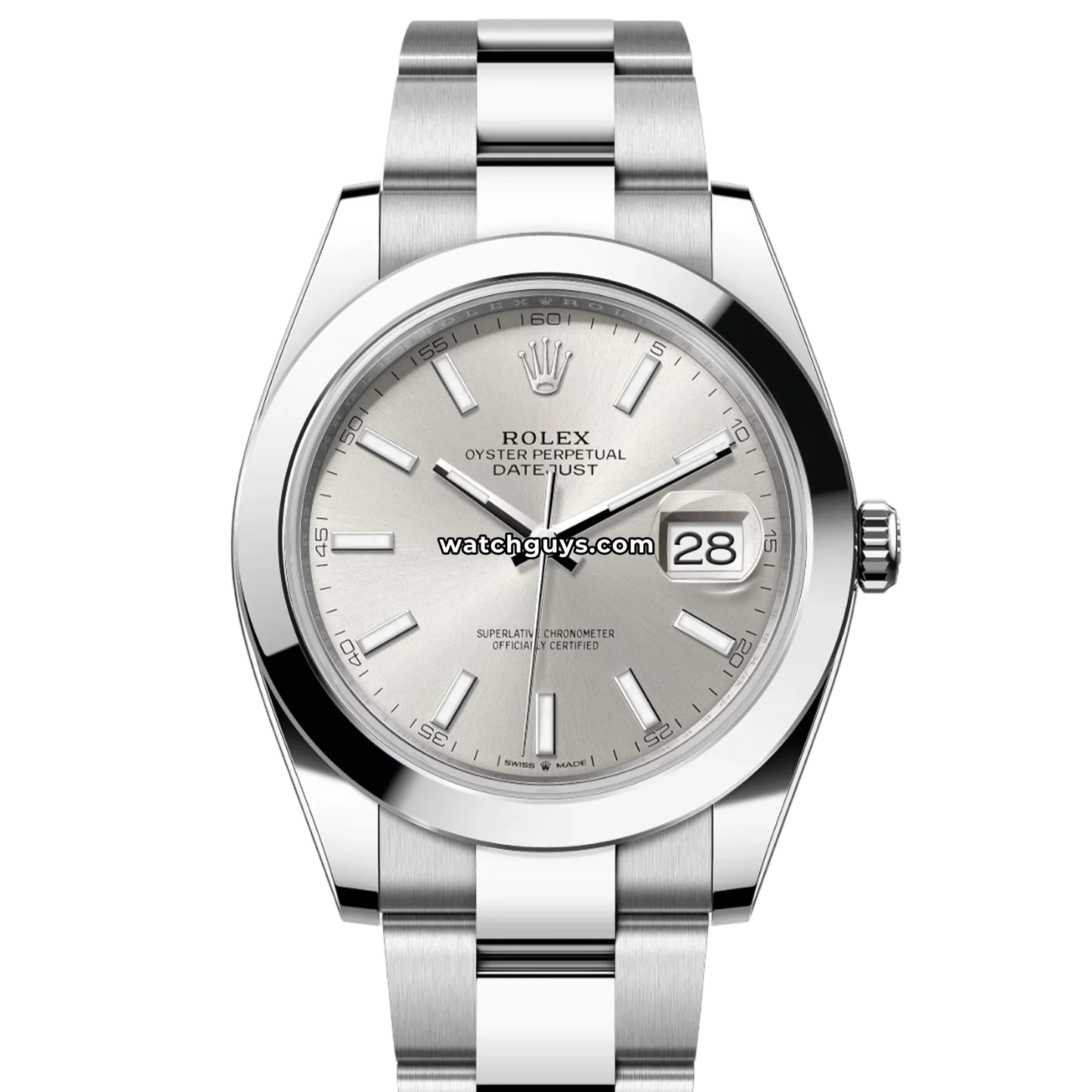 Rolex Datejust 126300 Silver Index Oyster