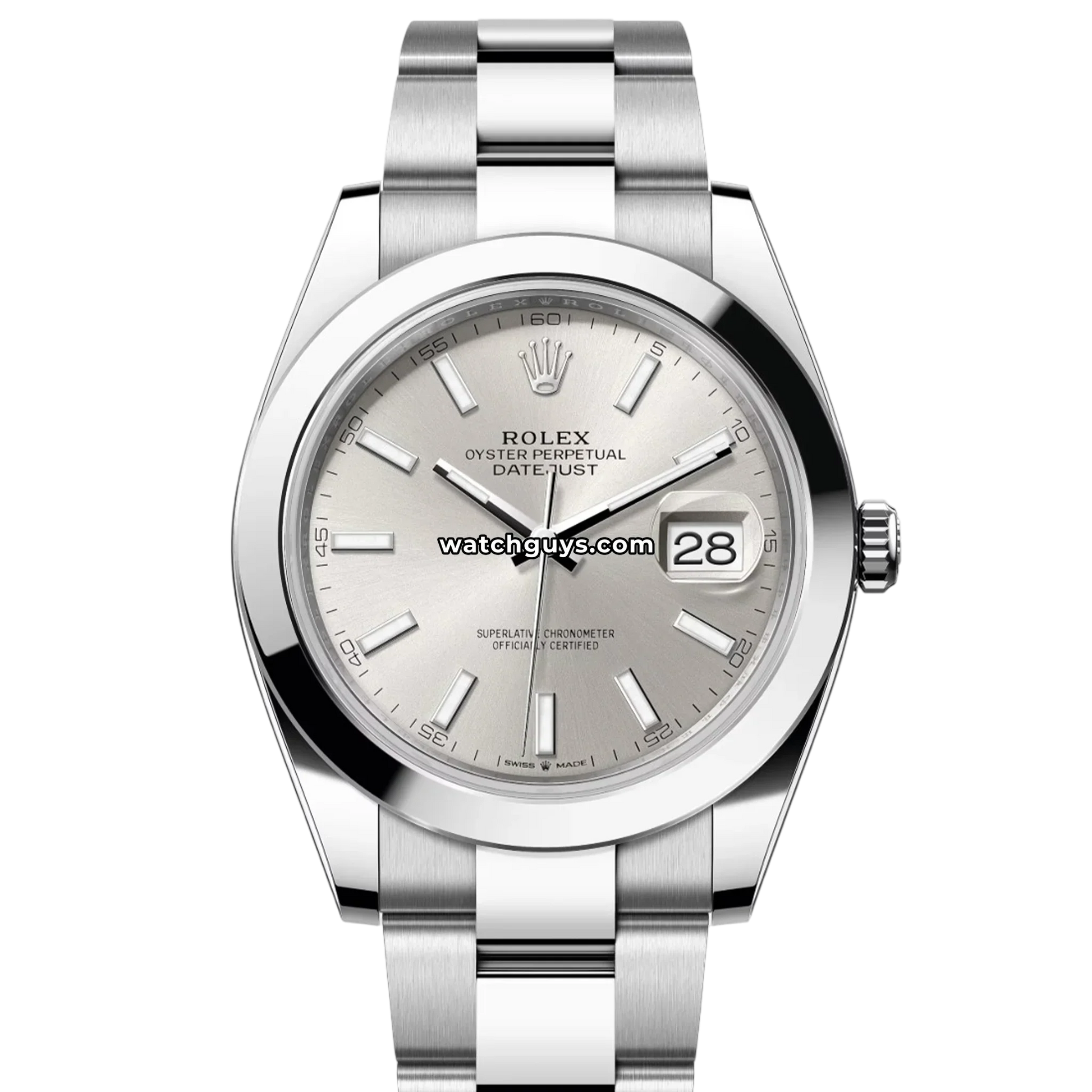 Rolex Datejust 126300 Silver Index Oyster