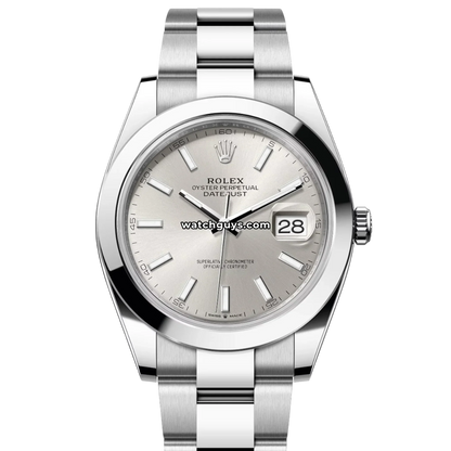 Rolex Datejust 126300 Silver Index Oyster