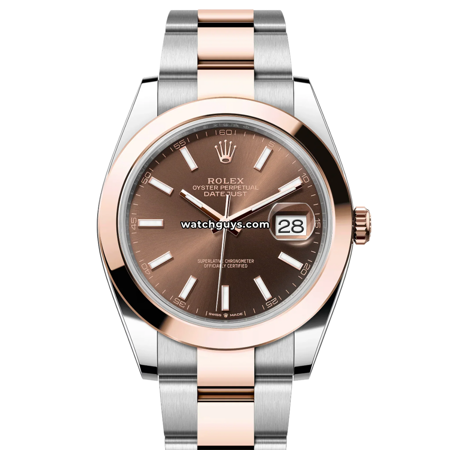 Rolex Datejust 126301 Chocolate Index Oyster