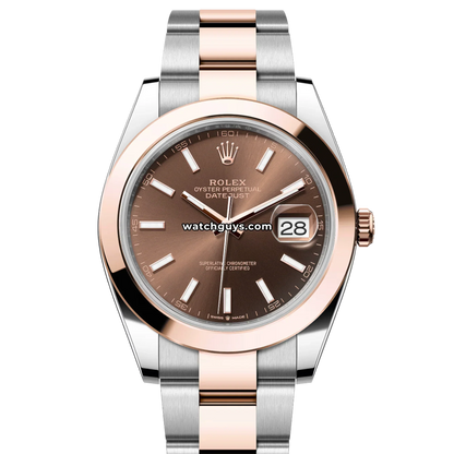 Rolex Datejust 126301 Chocolate Index Oyster
