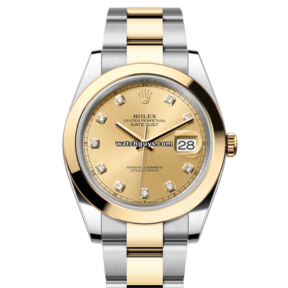 Rolex Datejust 126303 Champagne Diamond Oyster