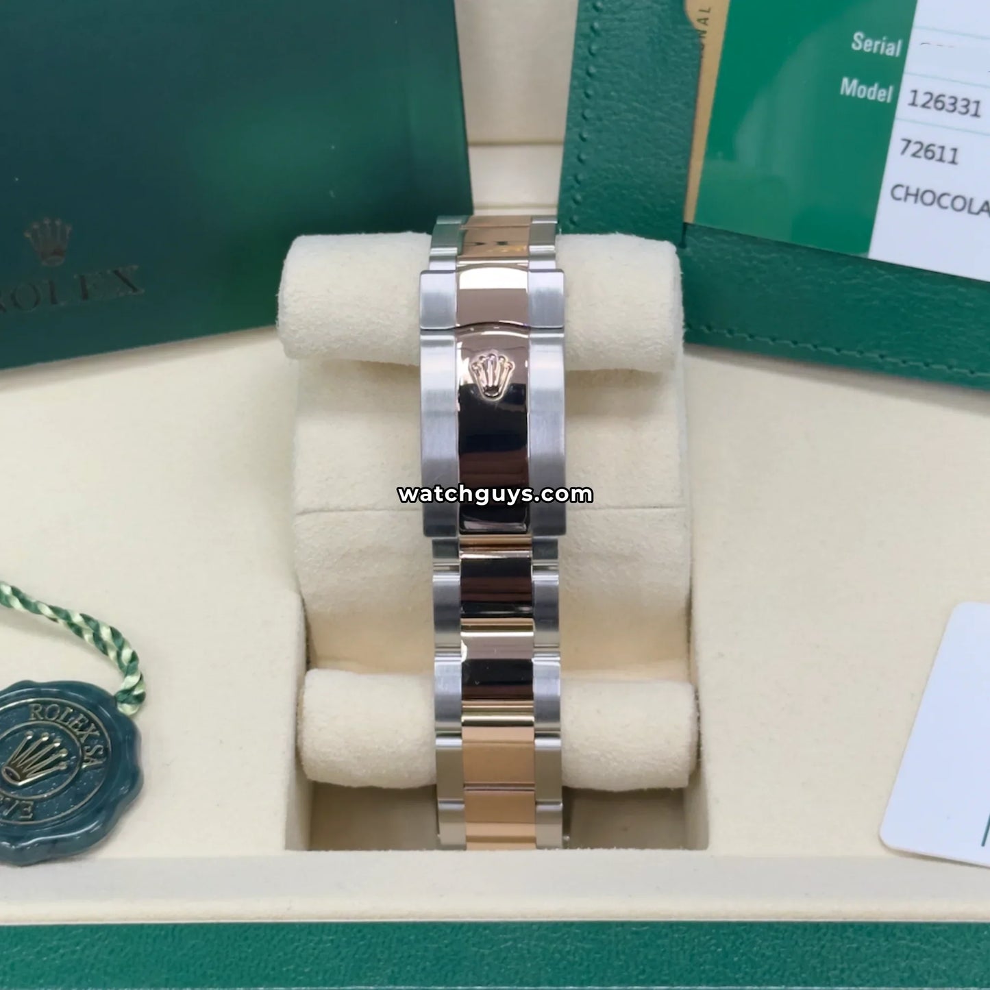Rolex Datejust 126331 Chocolate Index