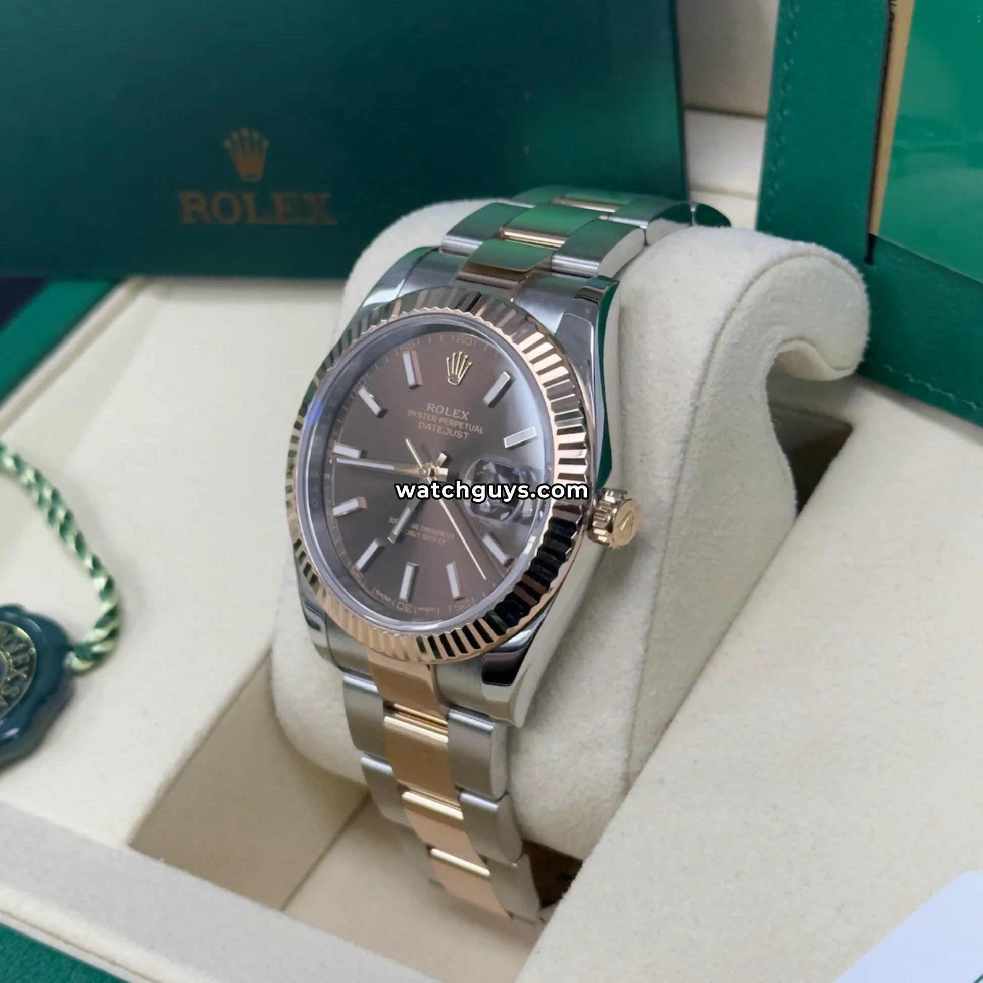 Rolex Datejust 126331 Chocolate Index
