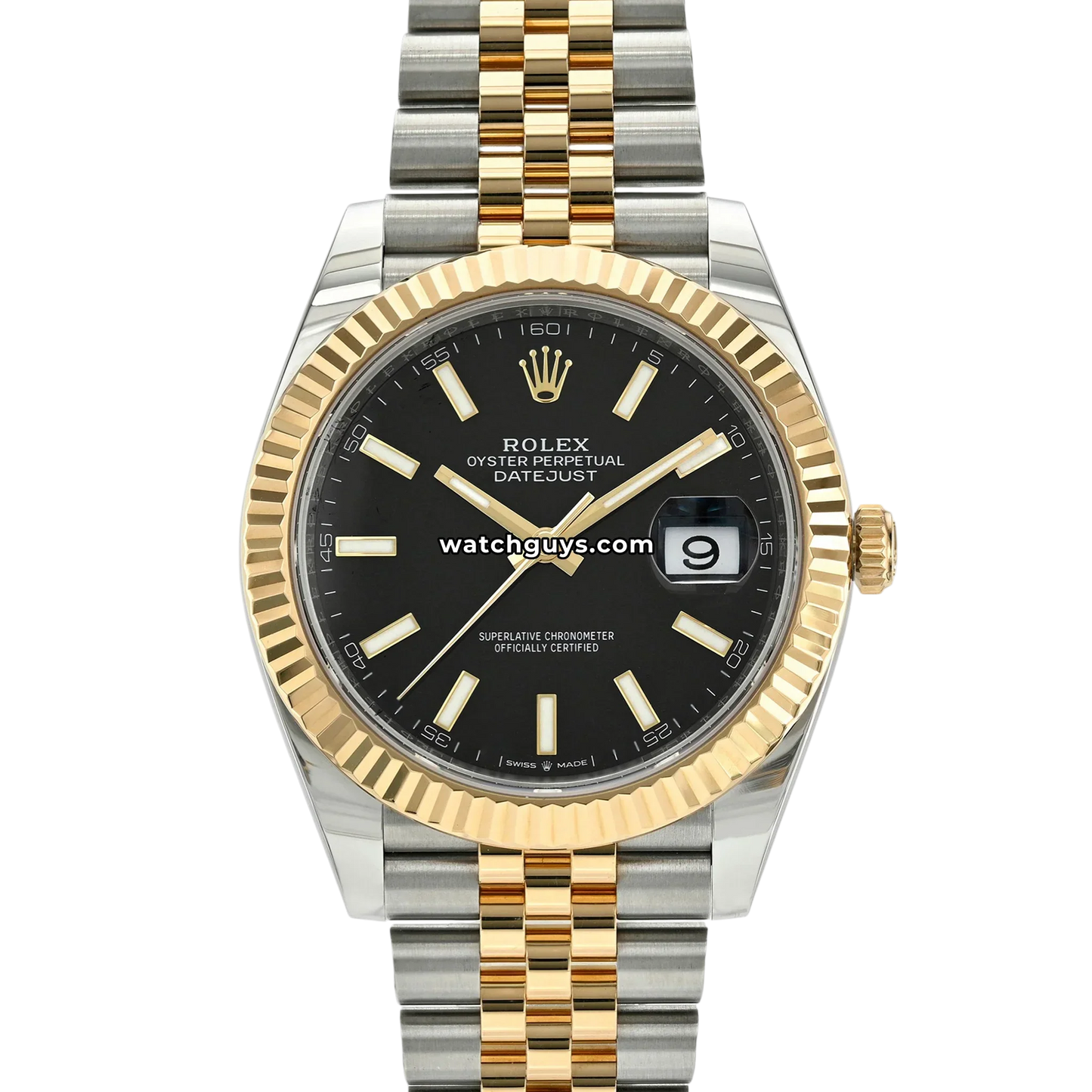 Rolex Datejust 126333 Black Index Jubilee