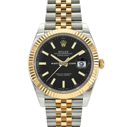 Rolex Datejust 126333 Black Index Jubilee