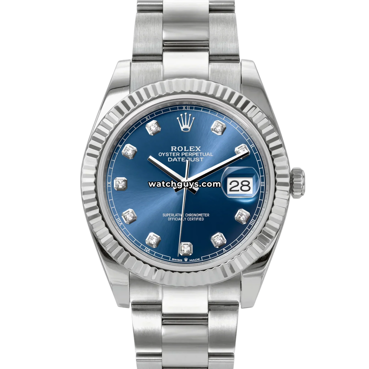 Rolex Datejust 126334 Blue Diamond Oyster