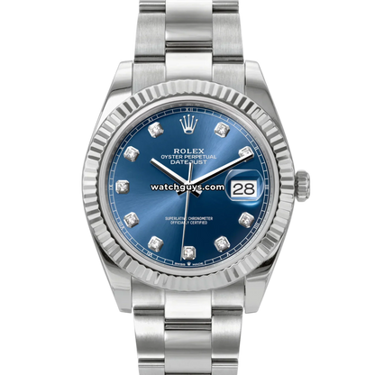 Rolex Datejust 126334 Blue Diamond Oyster
