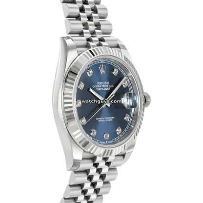 Rolex Datejust 126334 Blue Diamond Jubilee