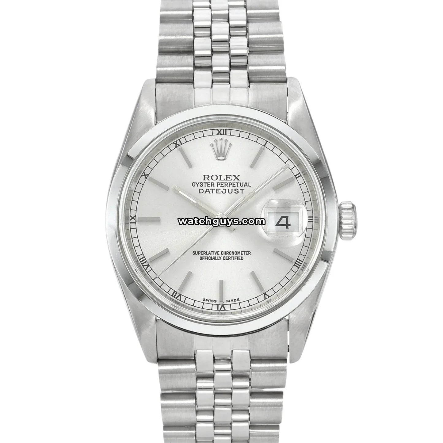 Rolex Datejust 16200 Silver Jubilee