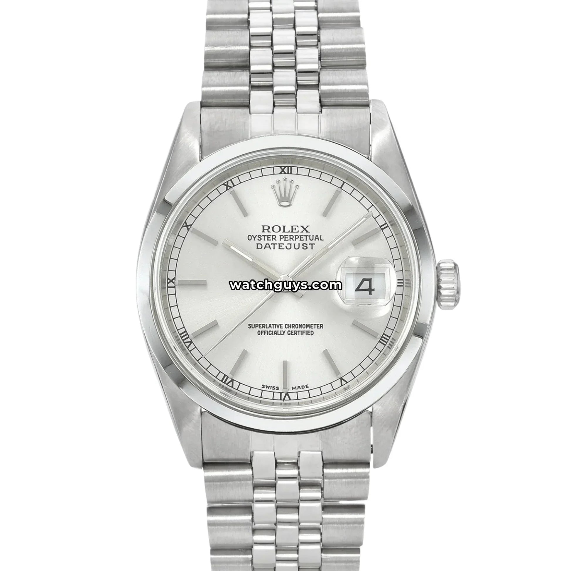 Rolex Datejust 16200 Silver Jubilee