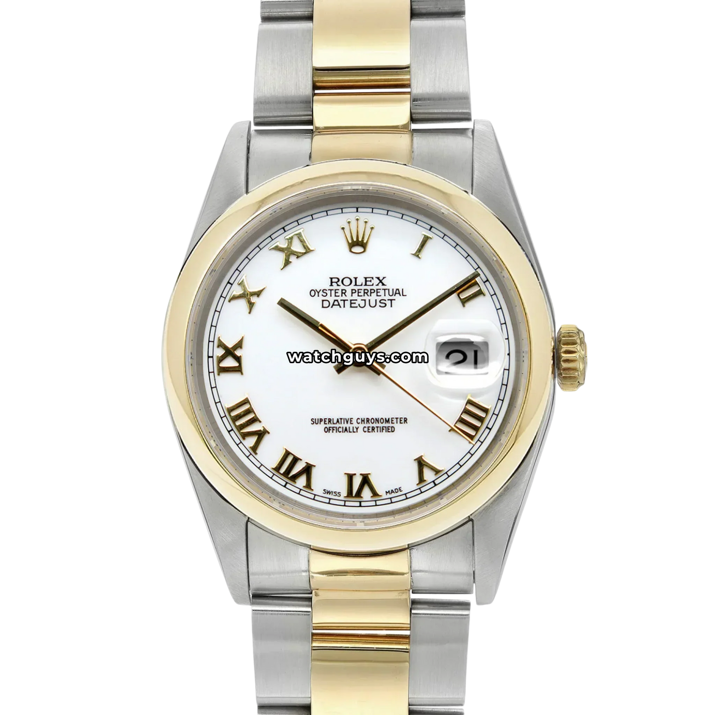 Rolex Datejust 16203 White Roman