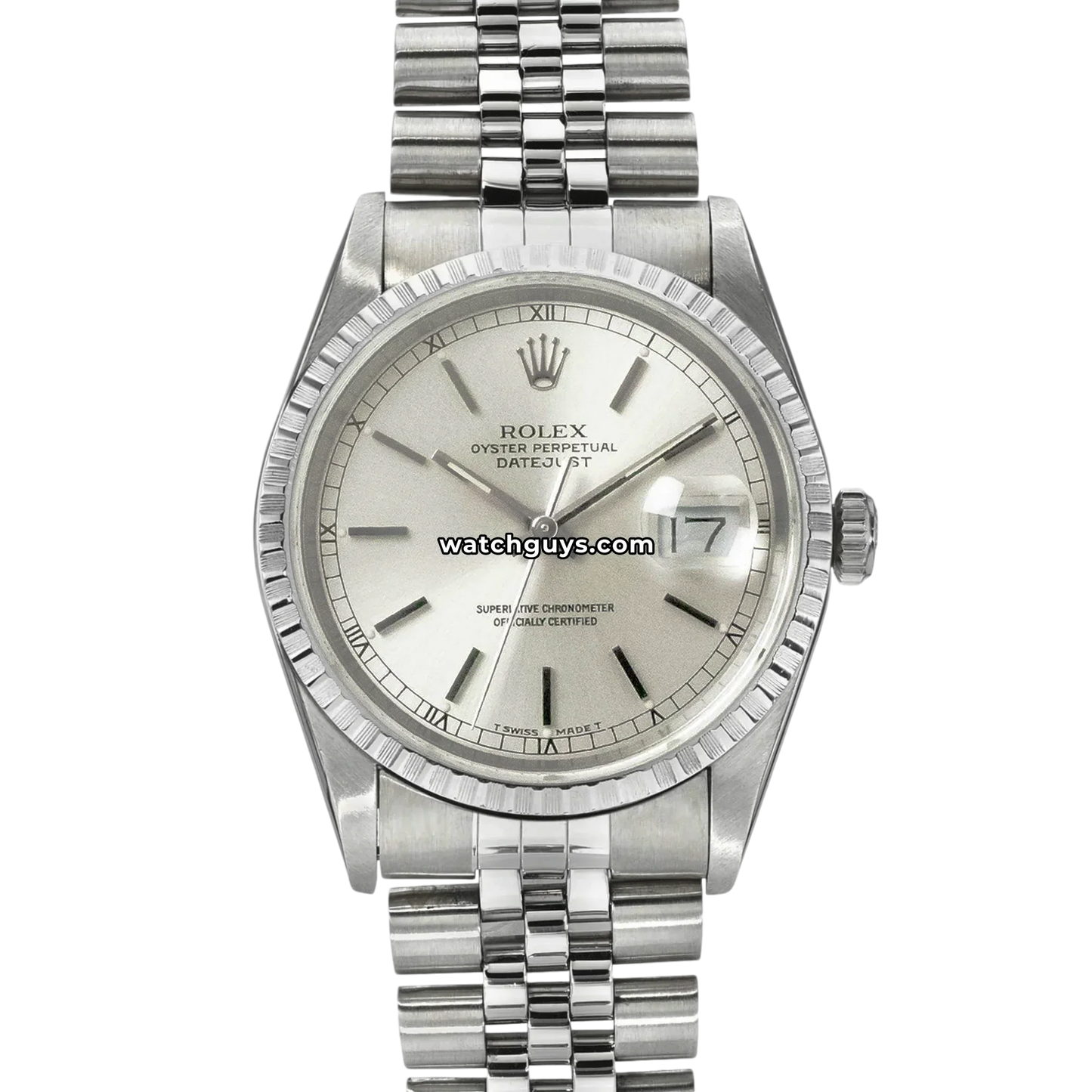 Rolex Datejust 16220 Silver Jubilee