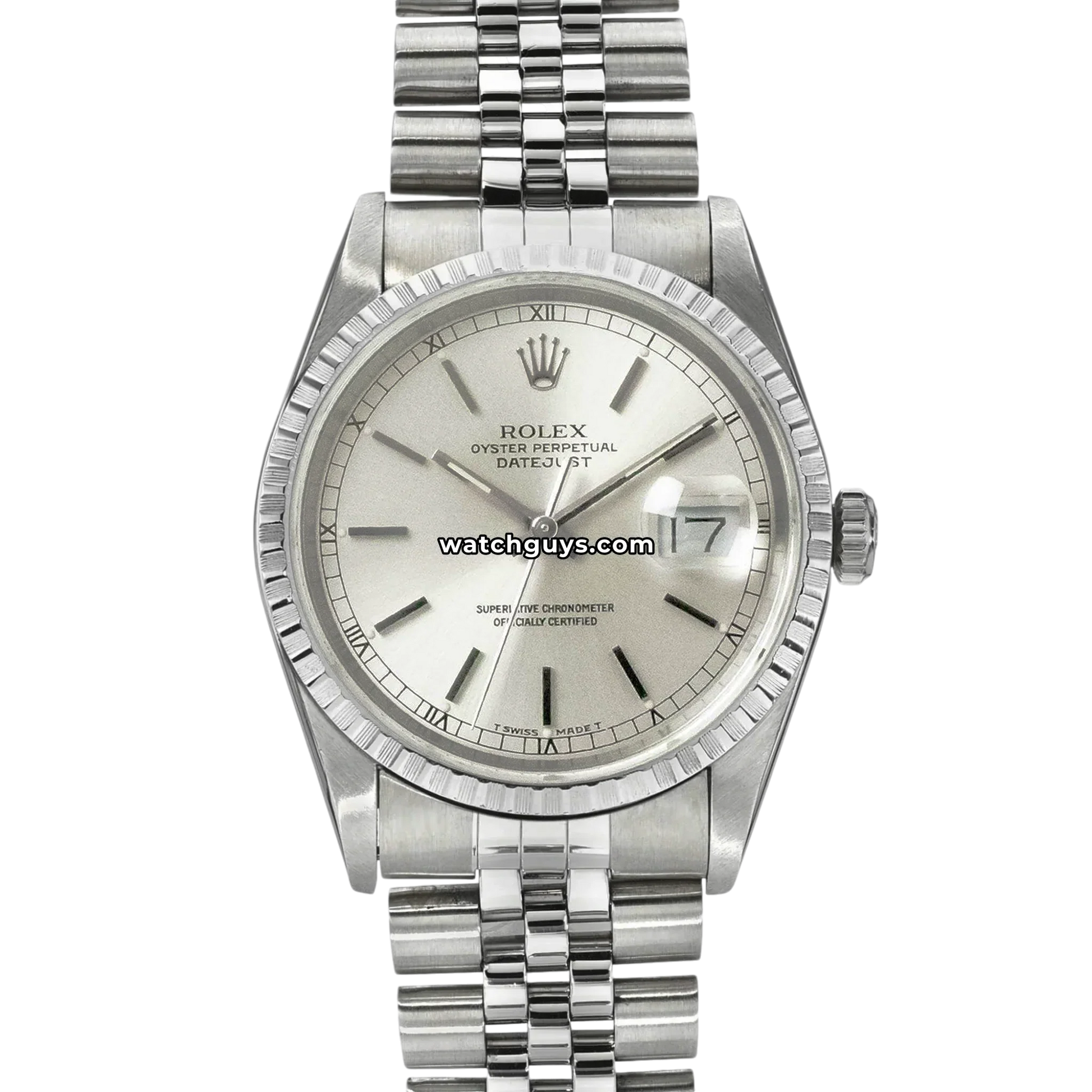 Rolex Datejust 16220 Silver Jubilee