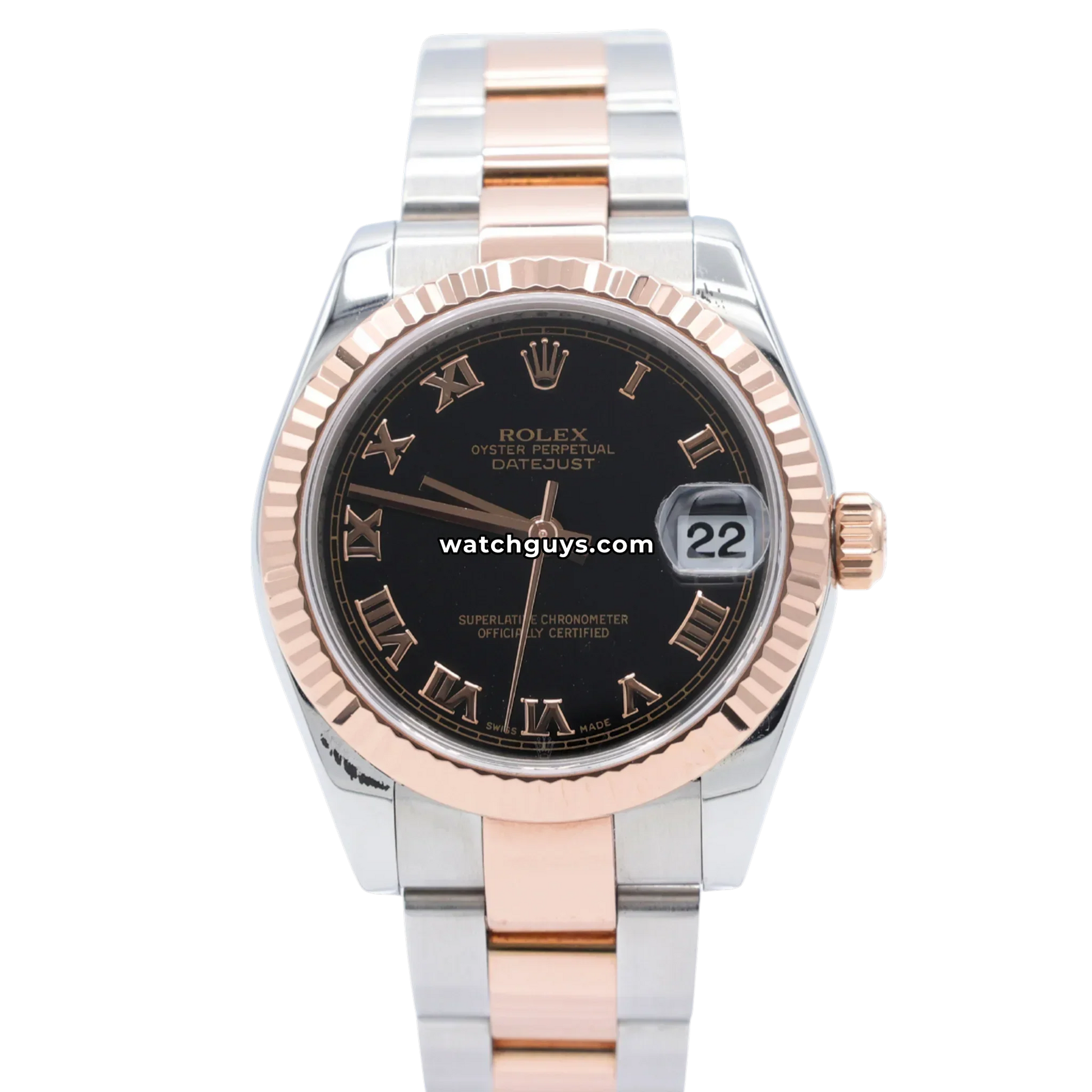 Rolex Datejust 178271 Black Roman