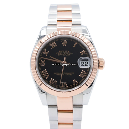 Rolex Datejust 178271 Black Roman