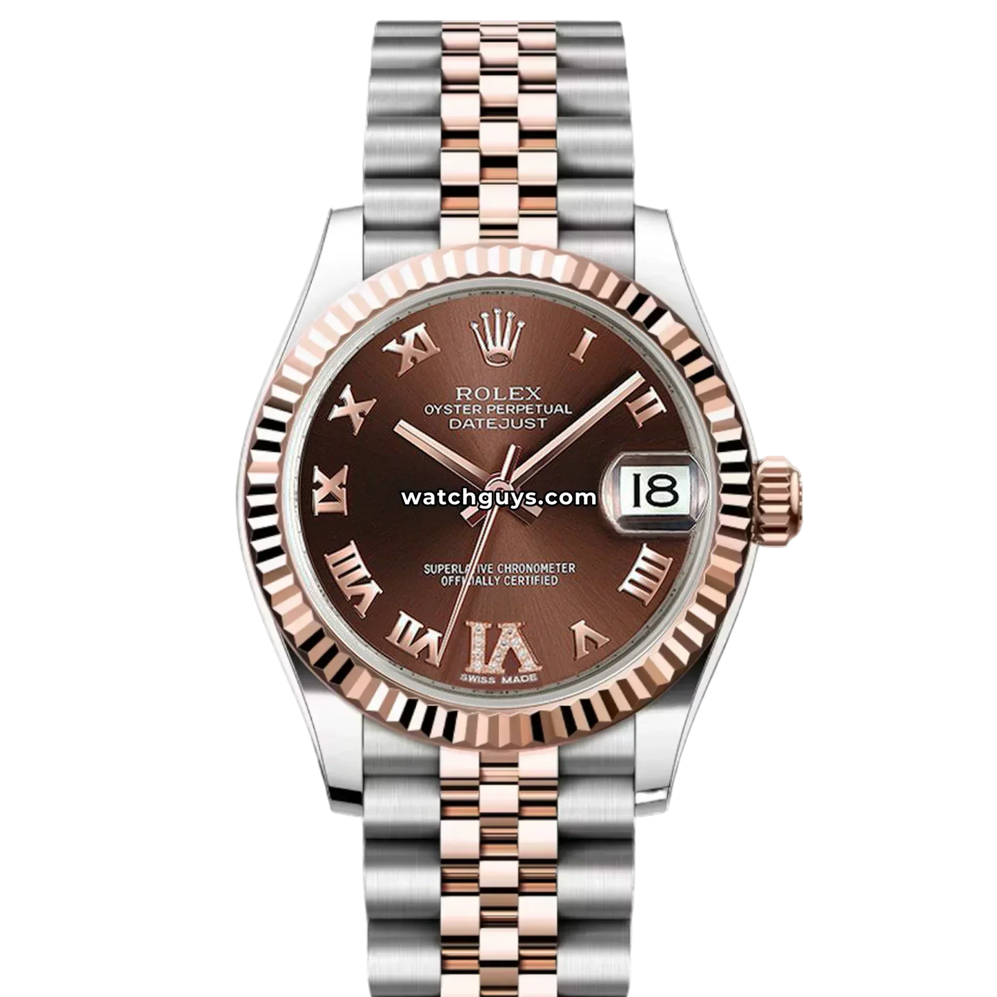 Rolex Datejust 178271 Chocolate Roman Jubilee