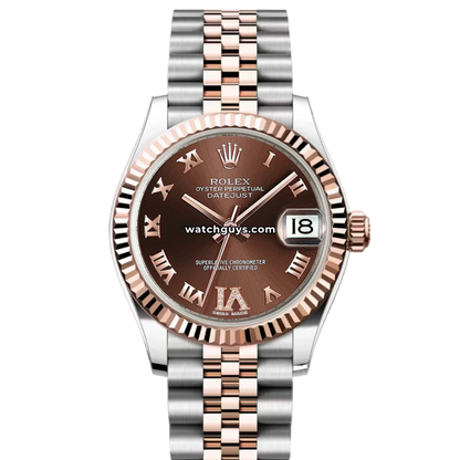 Rolex Datejust 178271 Chocolate Roman Jubilee