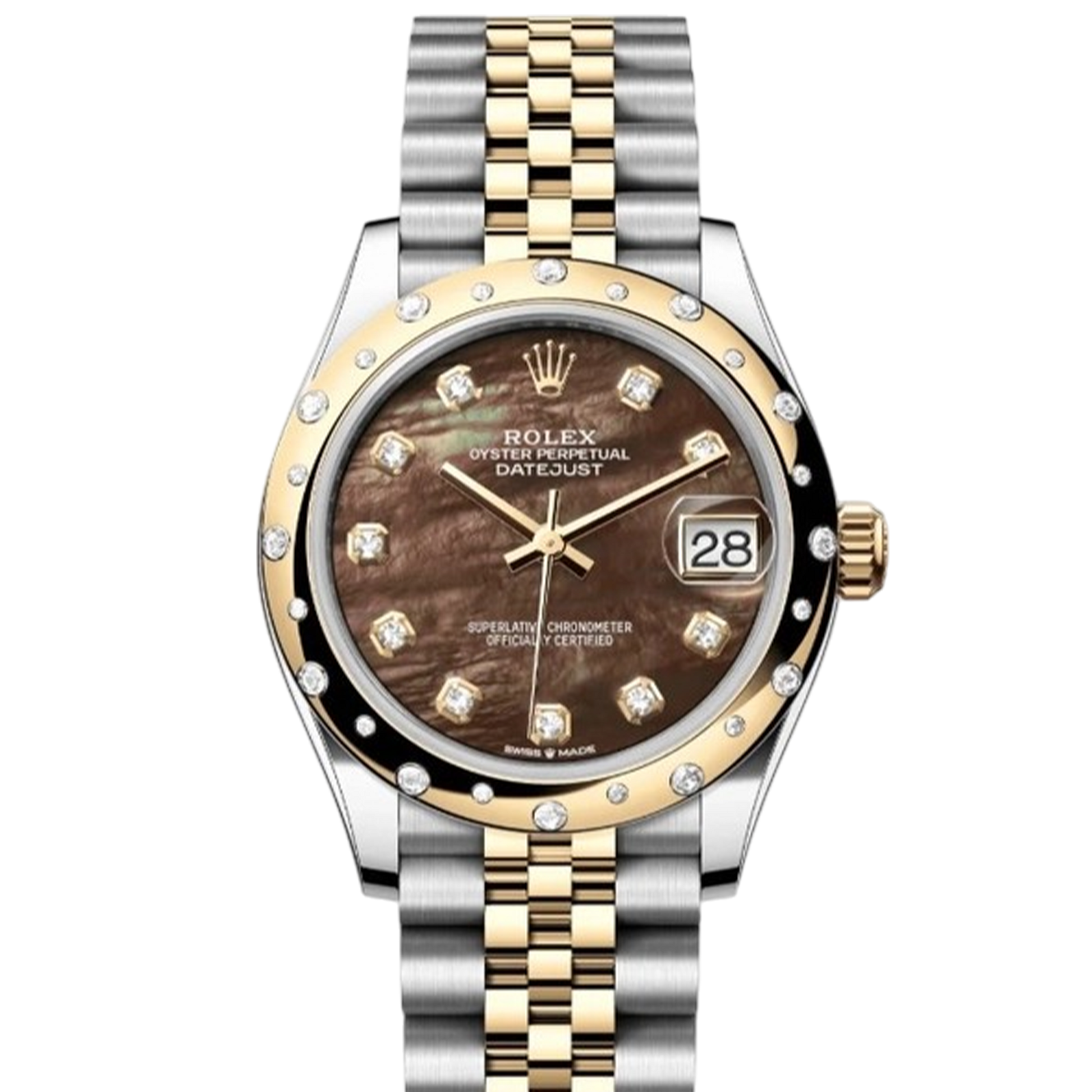 Rolex Datejust 178343 Dark Mother of Pearl Diamond