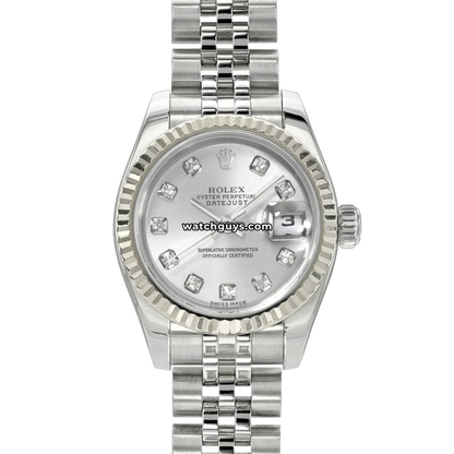Rolex Datejust 179174 Silver Diamond
