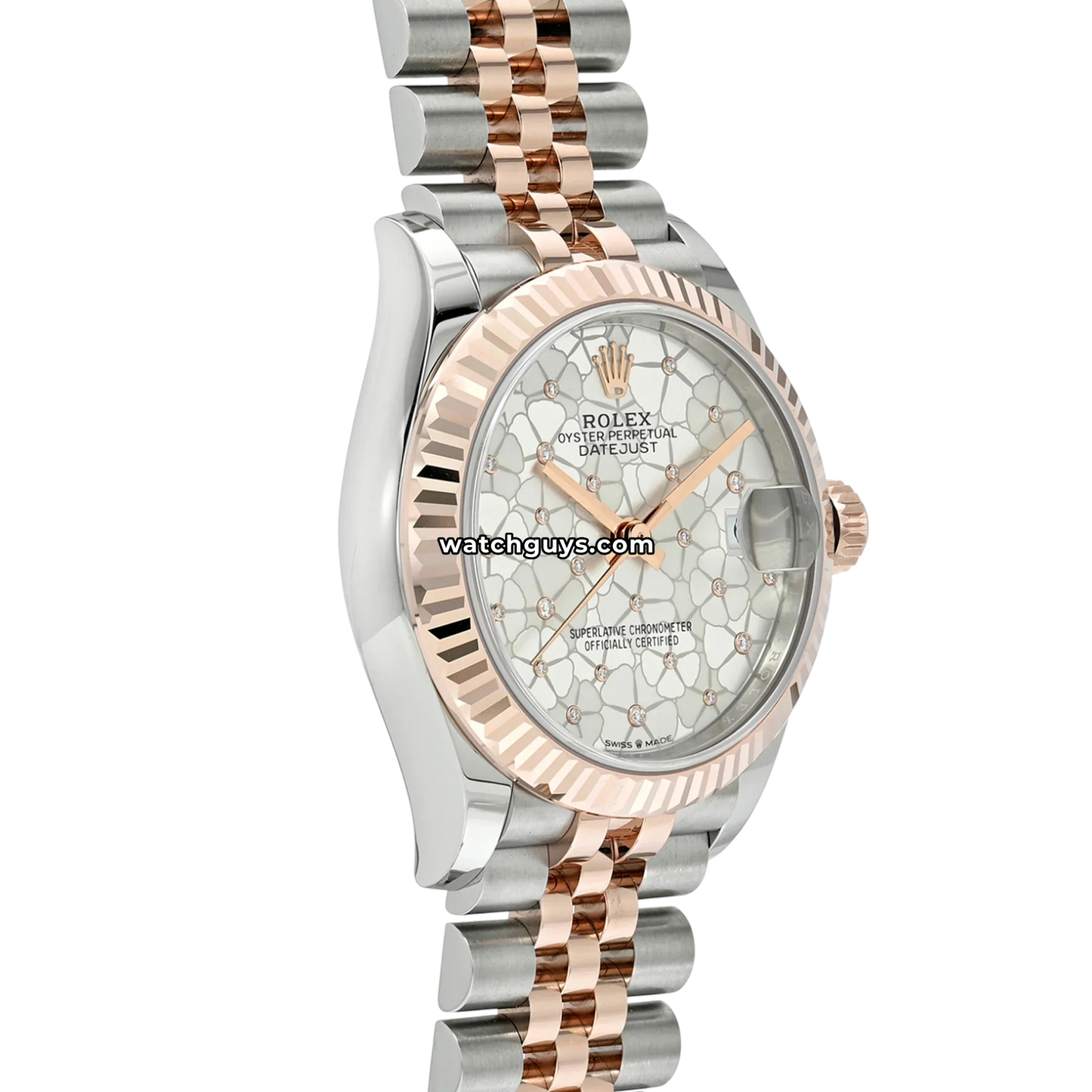 Rolex Datejust 278271 Silver Floral Diamond