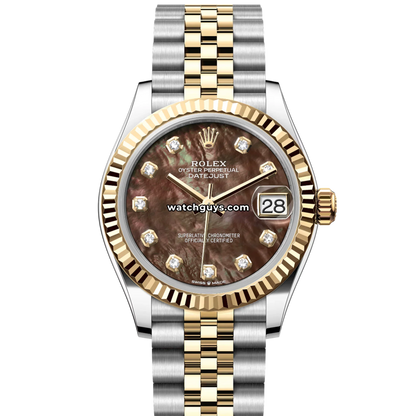 Rolex Datejust 278273 Black Mother of Pearl Diamond Jubilee