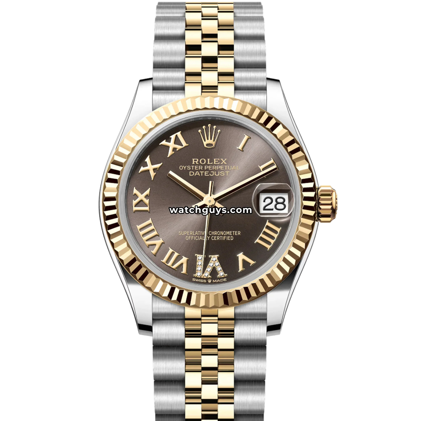 Rolex Datejust 278273 Grey Roman Diamond Jubilee