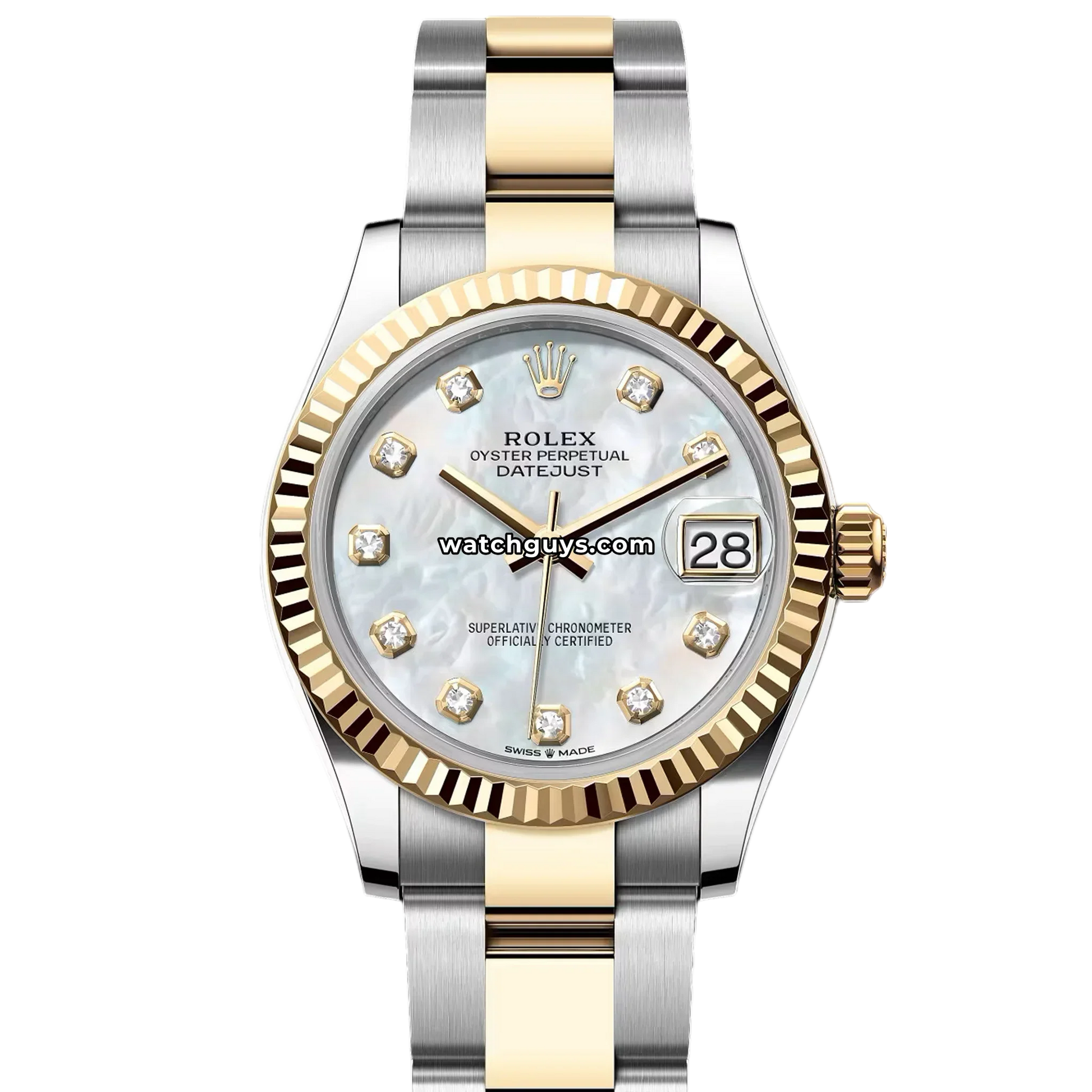 Rolex Datejust 278273 Mother of Pearl Diamond Oyster