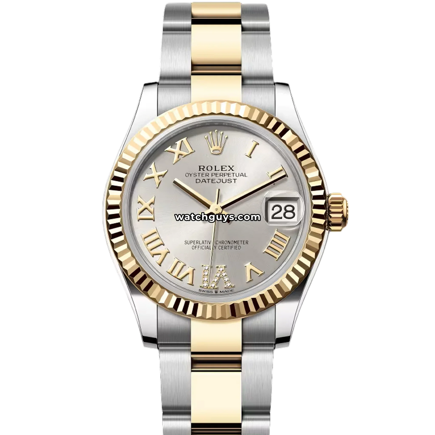 Rolex Datejust 278273 Silver Roman Oyster