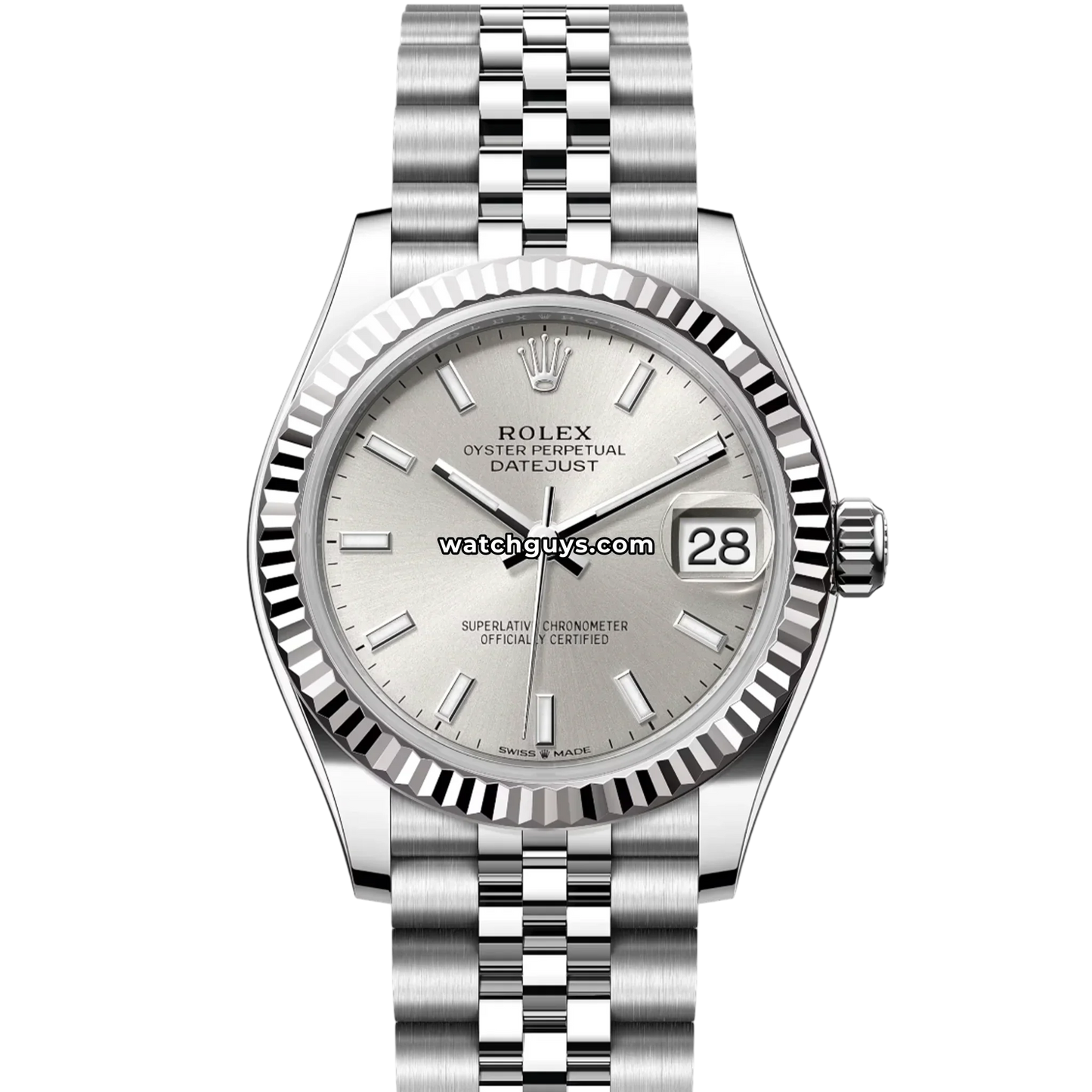 Rolex Datejust 278274 Silver Index Jubilee