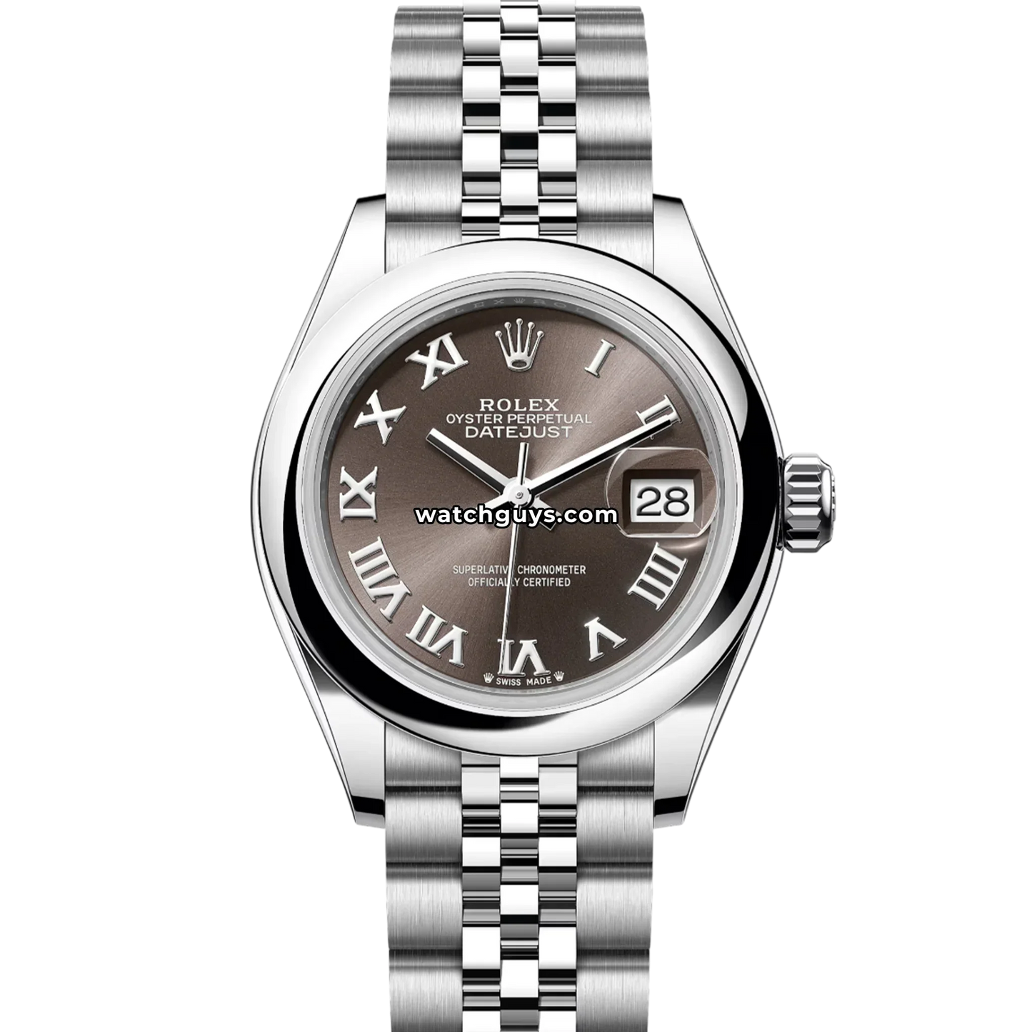 Rolex Datejust 279160 Dark Grey Roman Jubilee