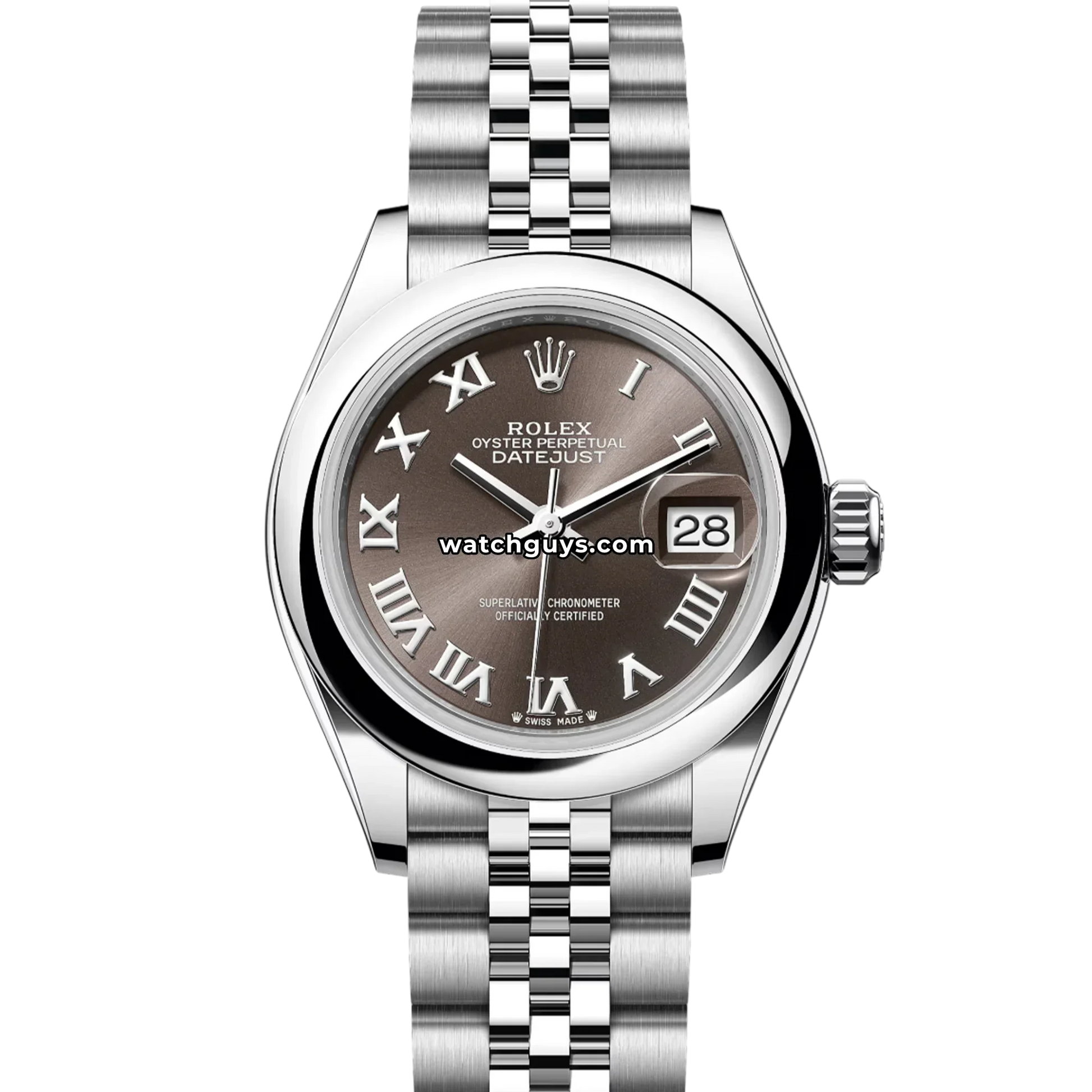 Rolex Datejust 279160 Dark Grey Roman Jubilee