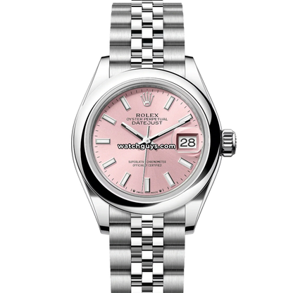 Rolex Datejust 279160 Pink Index Jubilee