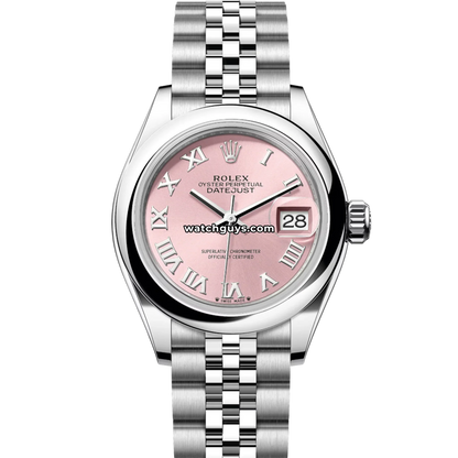 Rolex Datejust 279160 Pink Roman Jubilee