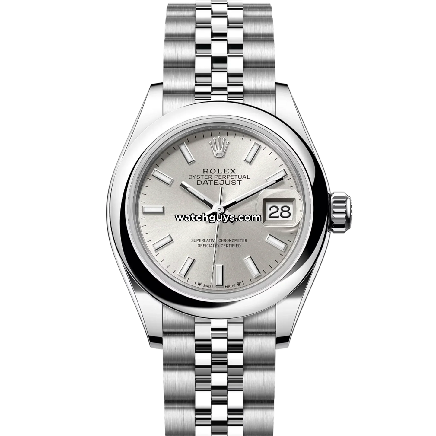 Rolex Datejust 279160 Silver Index Jubilee