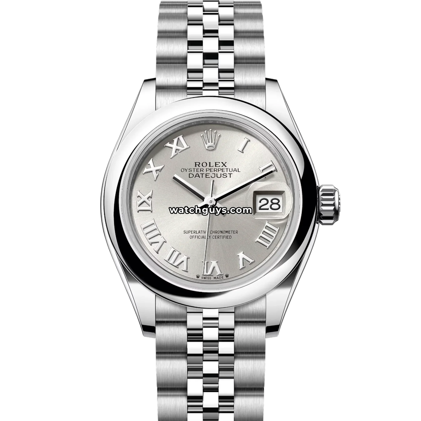 Rolex Datejust 279160 Silver Roman Jubilee