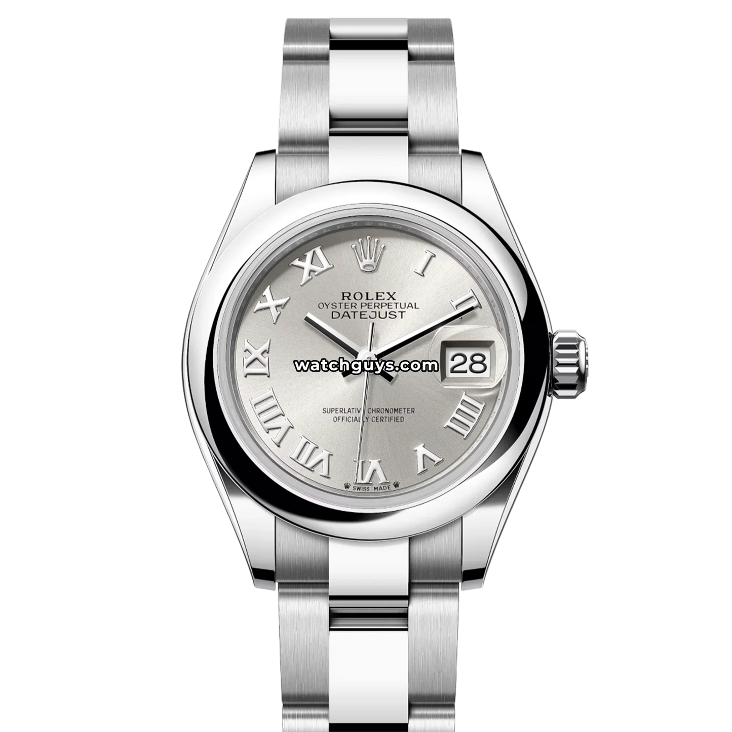 Rolex Datejust 279160 Silver Roman Oyster