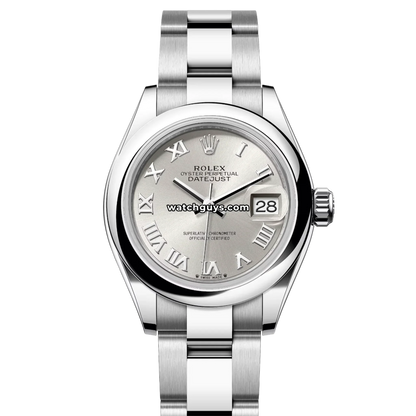 Rolex Datejust 279160 Silver Roman Oyster