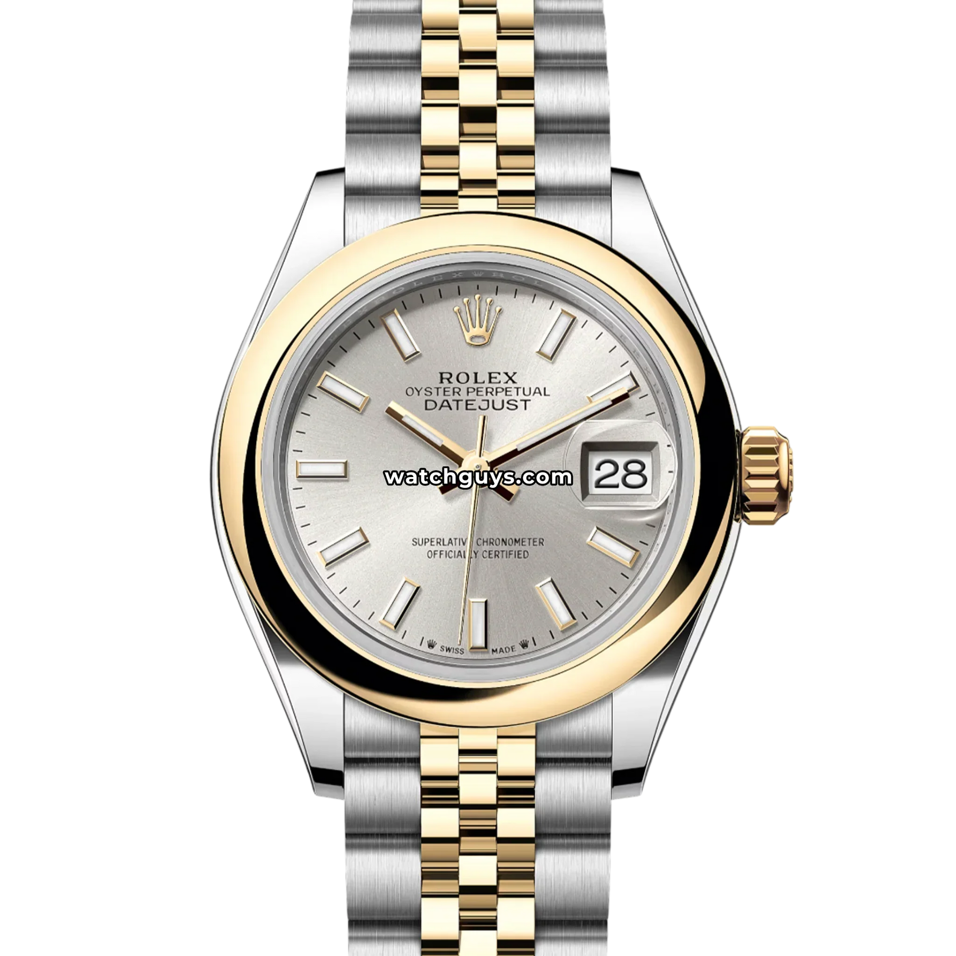 Rolex Datejust 279163 Silver Index Jubilee