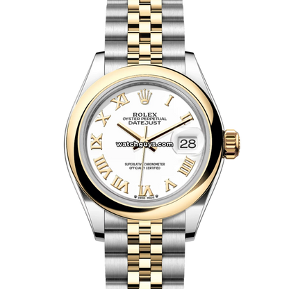 Rolex Datejust 279163 White Roman Jubilee
