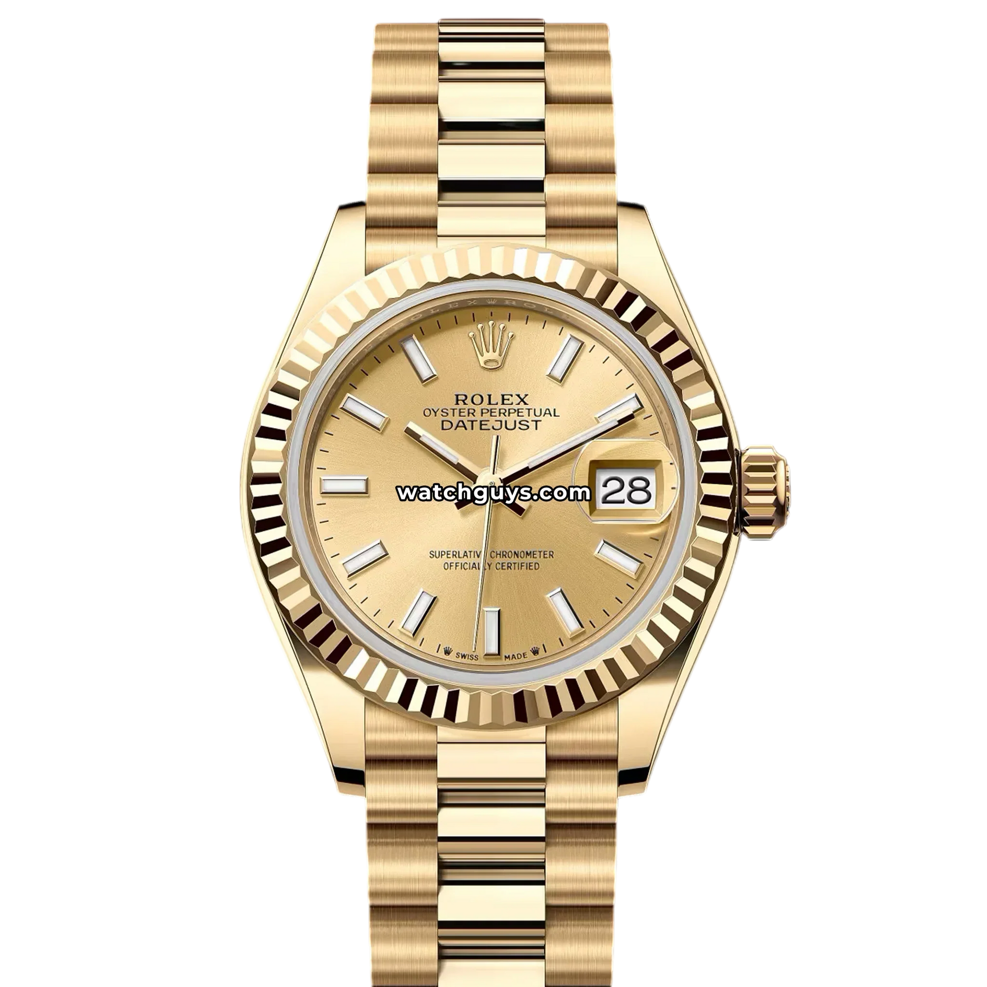 Rolex Datejust 279178 Champagne Index President