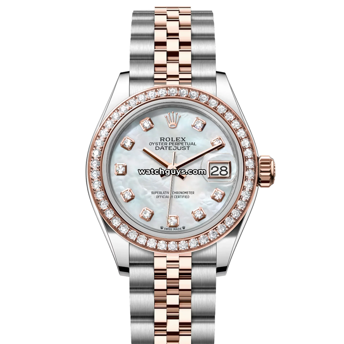 Rolex Datejust 279381RBR Mother of Pearl Diamond Jubilee