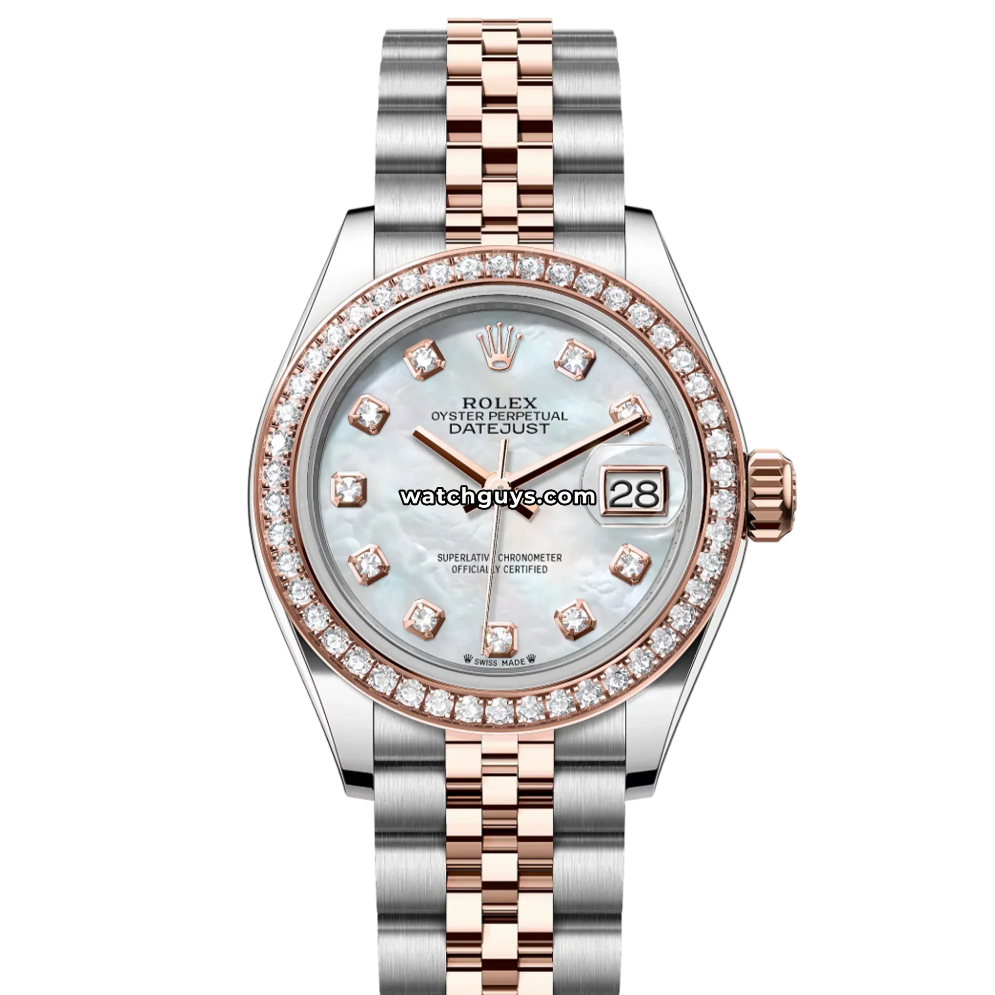Rolex Datejust 279381RBR Mother of Pearl Diamond Jubilee