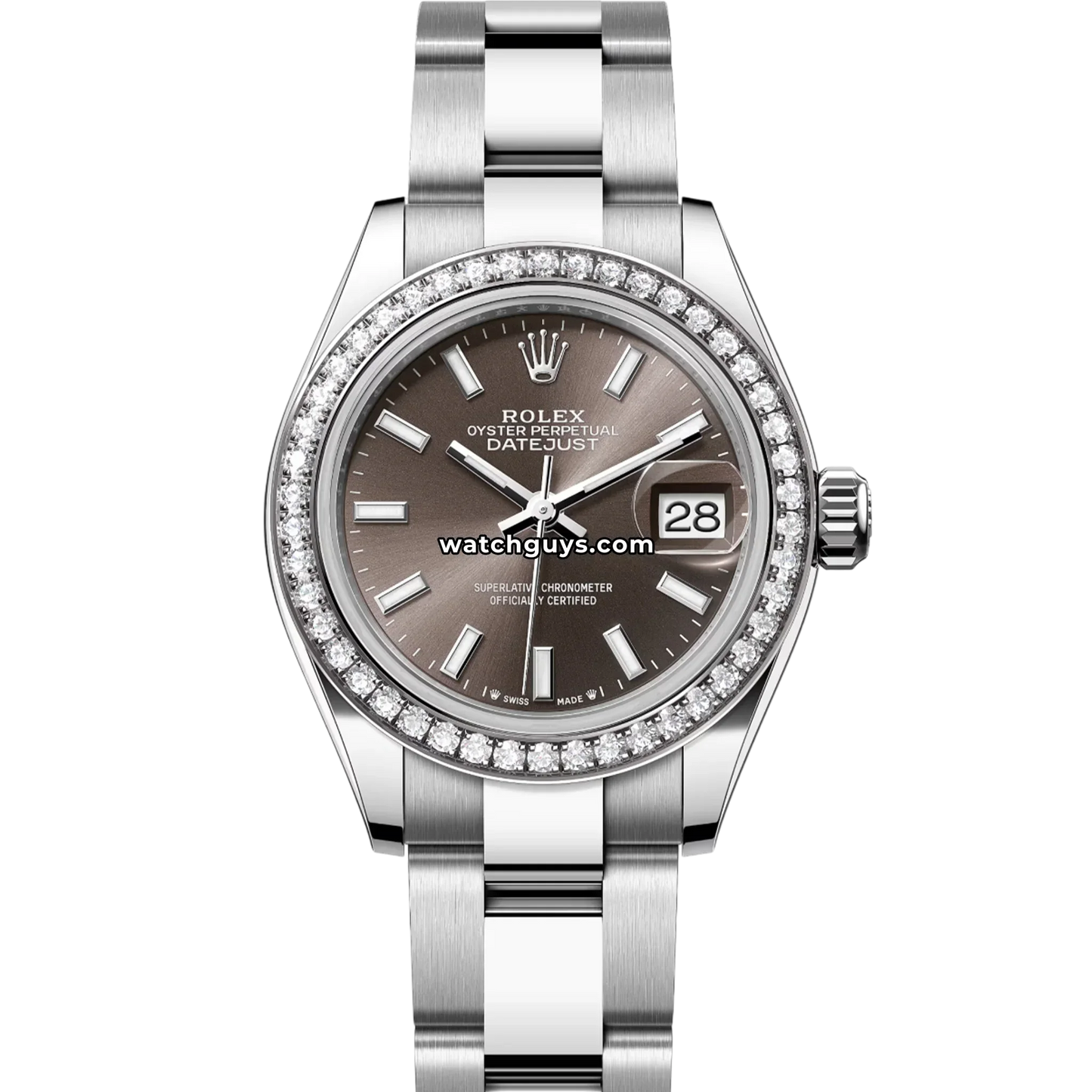 Rolex Datejust 279384RBR Dark Grey Index Oyster