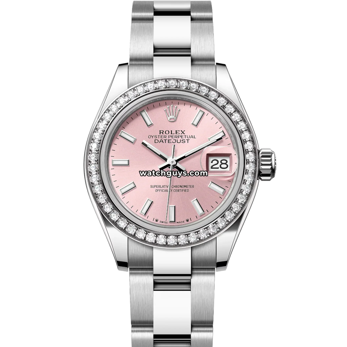 Rolex Datejust 279384RBR Pink Index Oyster