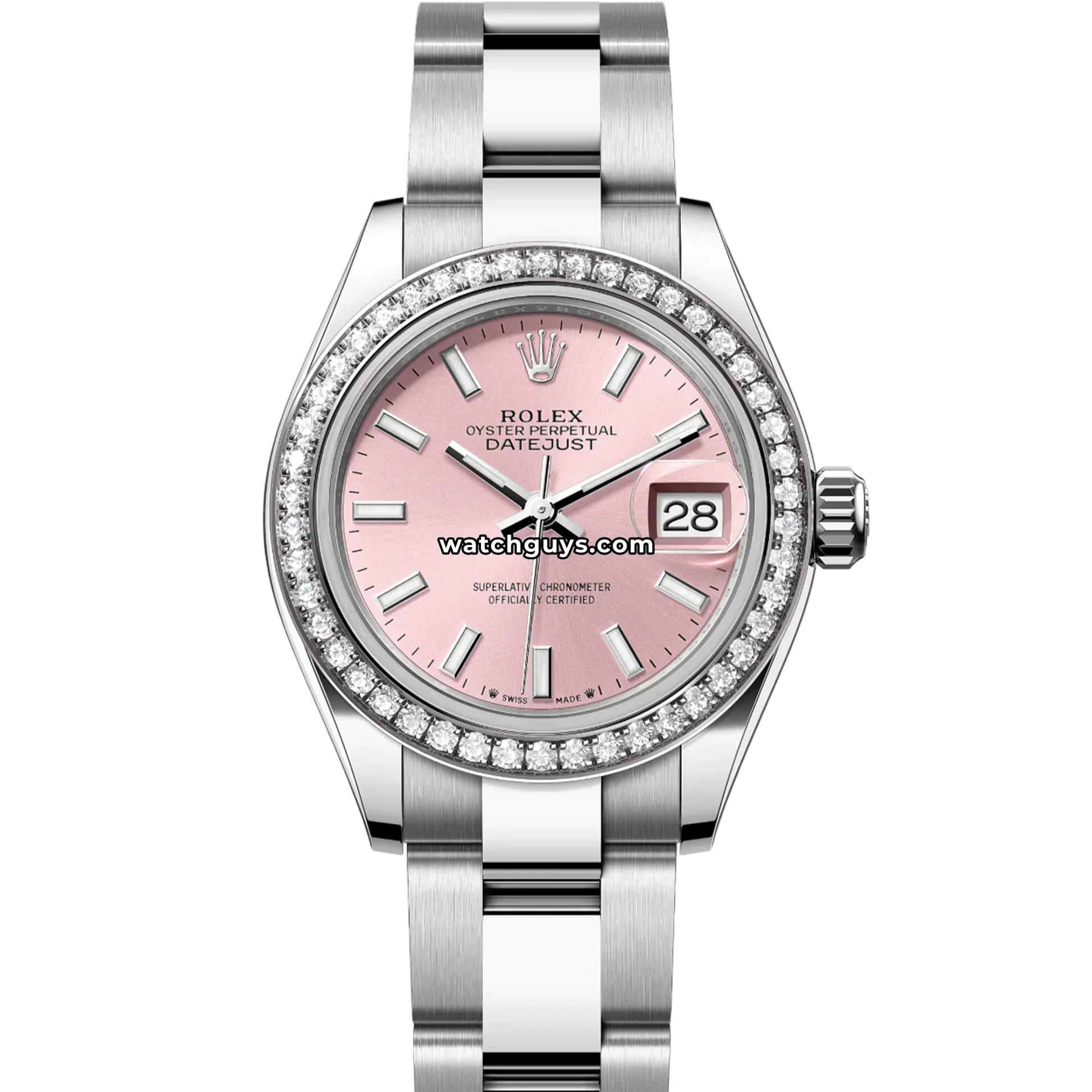 Rolex Datejust 279384RBR Pink Index Oyster